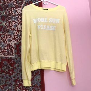 Wildfox more sun please sweater